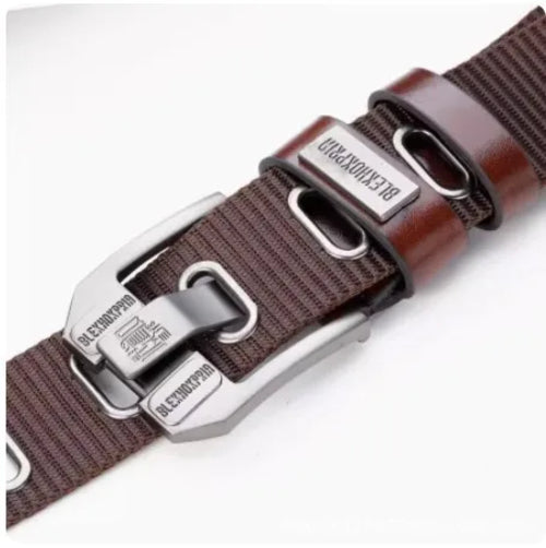 Men Pin Buckle Belt Canvas Belt Men'Fashion Nylon Belt, Jeans Belt,