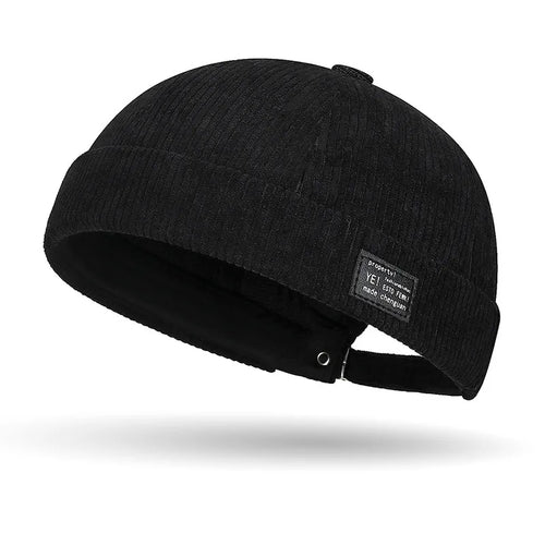 Winter and autumn Corduroy Brimless Casual Hat, Personalized Yuppies