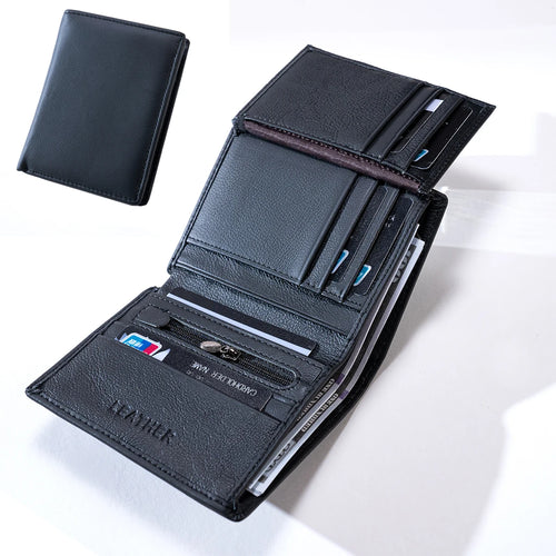 men's wallet Genuine Leather Wallets For Men Coin Purse Vintage