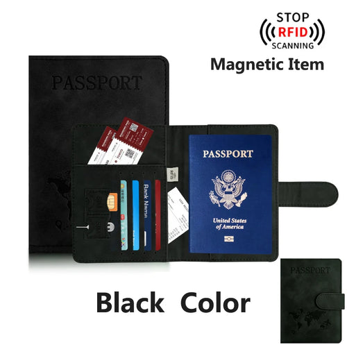 Travel Documents Holder Wallet Cover Case
