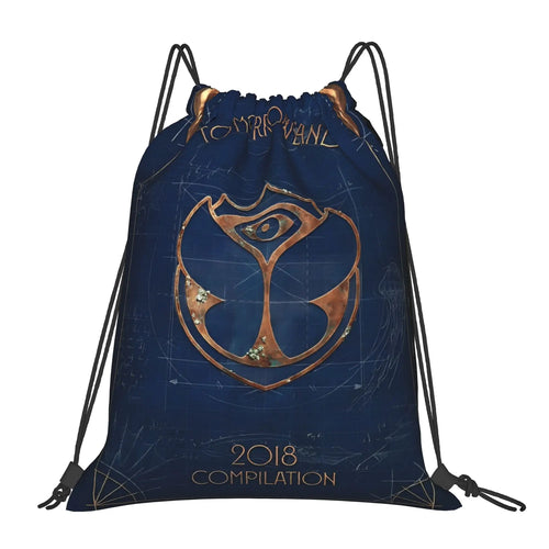 Tomorrowlands  Drawstring Backpack Sackpack Water Resistant Bags
