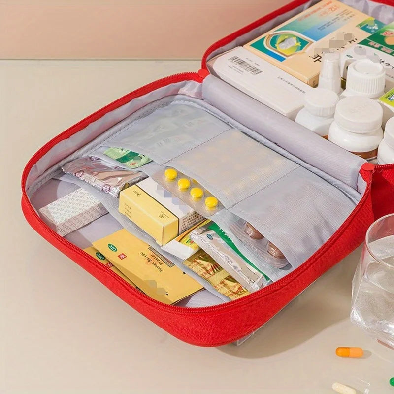 Large Capacity Medicine Storage Bag, Portable Pill Organizer for Home