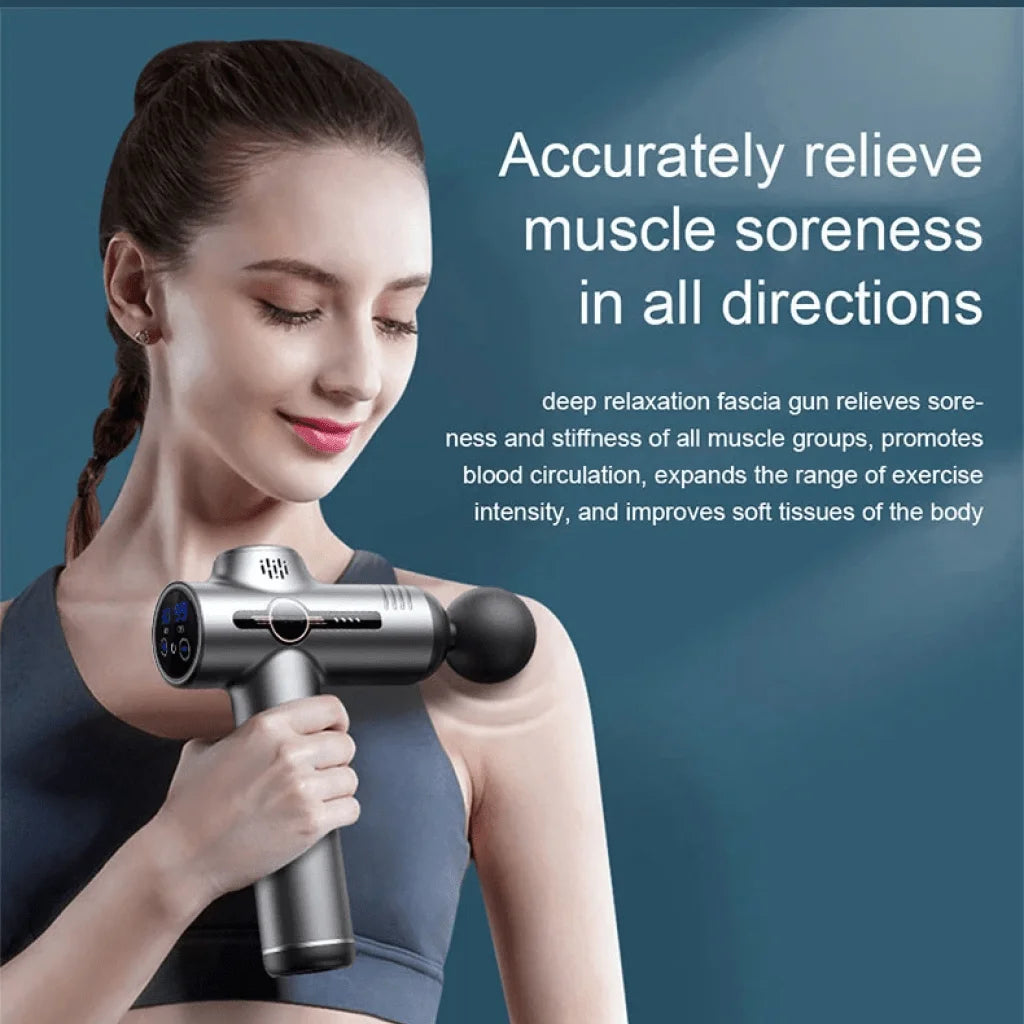 99 Level Massage Gun Fascia Deep Muscle Relax Body Neck Massager