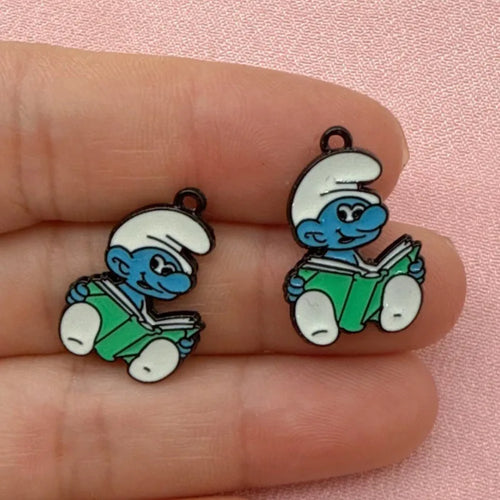 10pcs Cartoon Anime DIY Jewelry Accessories Alloy Drip Oil Pendant