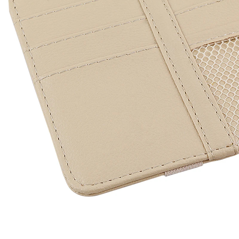 Car Sun Visor Organizer Storage Travel Document Holder With