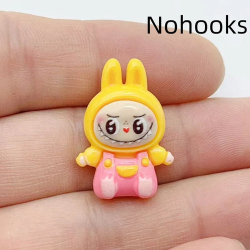 10Pcs Kawaii Rabbit Strawberry House Resin Charms Lovely Cartoon