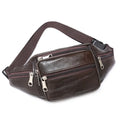 Men's Waist Pack PU Leather Bag Waist  Bag Male Artificial Leather