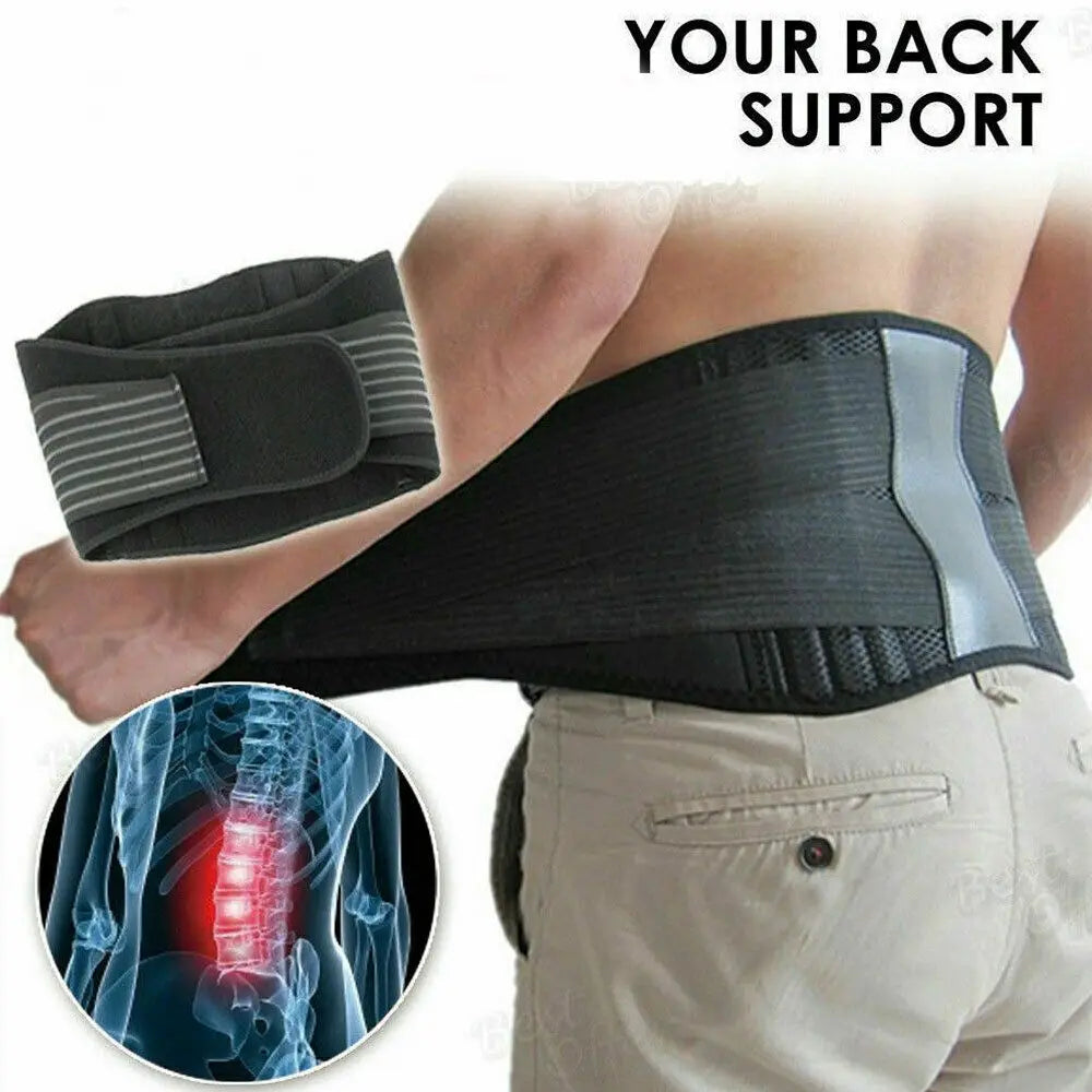 Self-Heating Waist Brace Belt – Adjustable Back & Lumbar Support