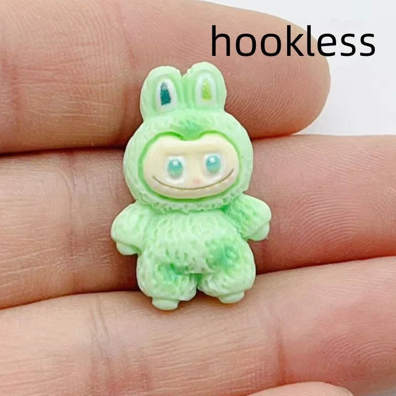 10pcs Cartoon Resin Animal Charm Pendant Earrings Keychain Bracelet