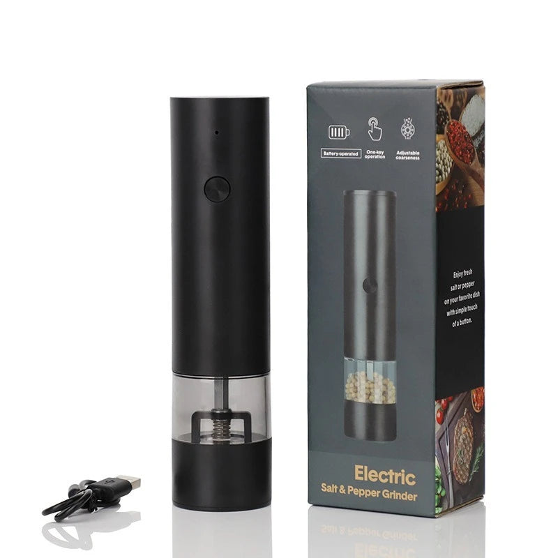 USB Rechargeable Electric Salt and Pepper Grinder