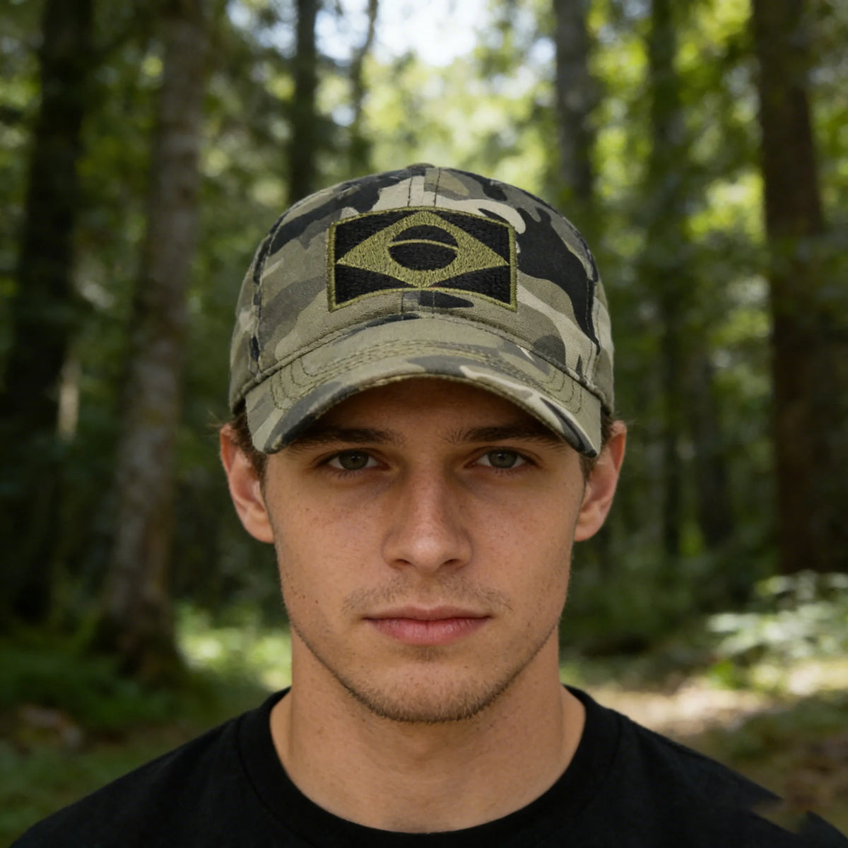 Camouflage Baseball Cap Adjustable Military Style Sun Hat Breathable