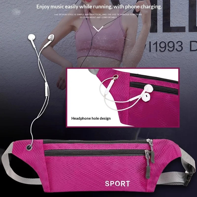 Homefish Multifunctional Nylon Chest Waist Bag Unisex Running Belt
