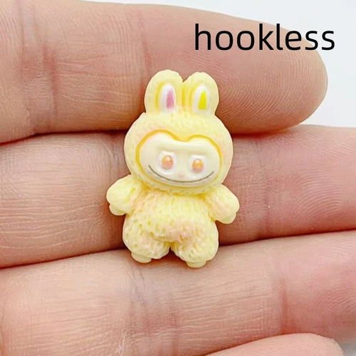10pcs Cartoon Resin Animal Charm Pendant Earrings Keychain Bracelet