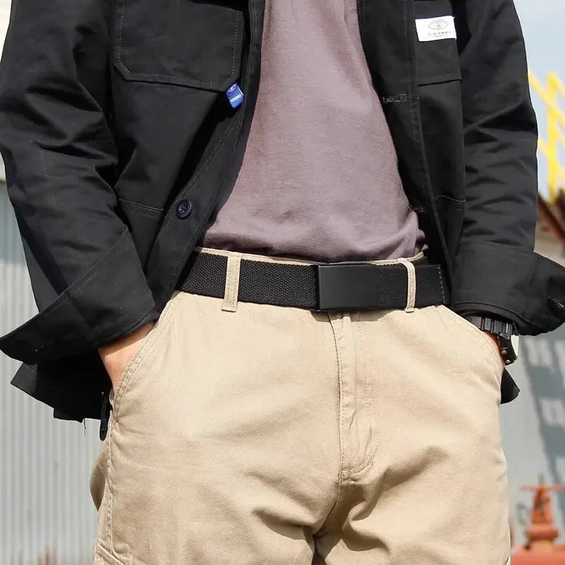 Men's Belt Fashion New Unisex Trousers Belt Women's Belt Canvas Belt
