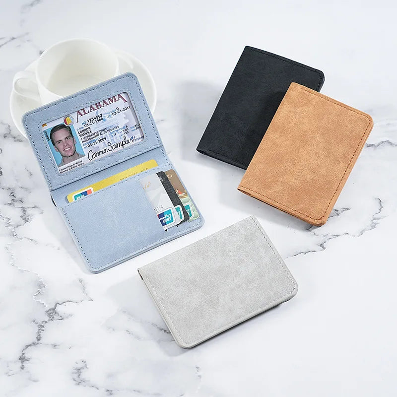 Card Bag Male Ultra-Thin Mini Small Wallet Multifunctional Driver's