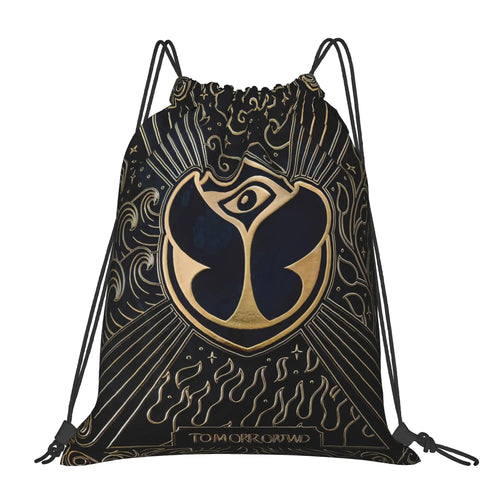 Tomorrowlands  Drawstring Backpack Sackpack Water Resistant Bags