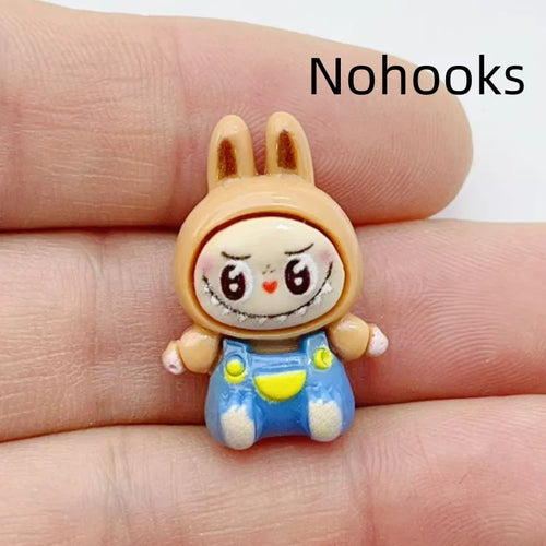 10Pcs Kawaii Rabbit Strawberry House Resin Charms Lovely Cartoon