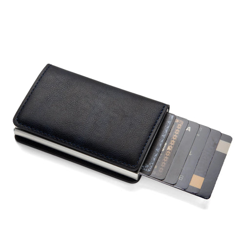 Anti-theft RFID credit card holder minimalist wallet pocket slim card