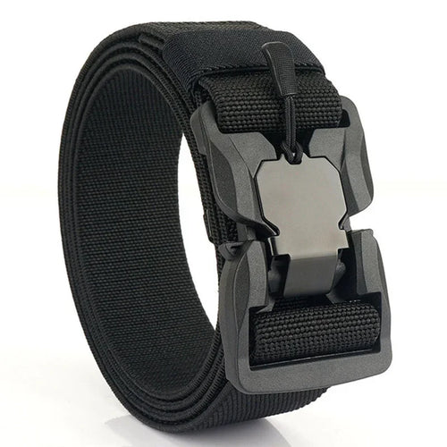 Belt Magnetic Buckle Quick Release Tactical Elastic Belt Casual