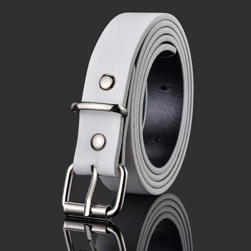 Children PU Leather Belts Boys Girls Kid Waist Strap Waistband Metal