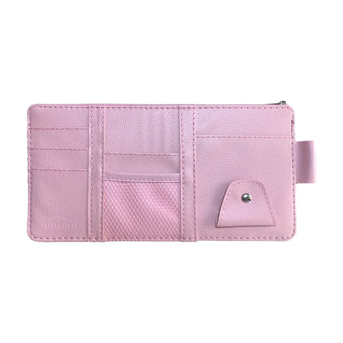 Car Sun Visor Organizer Storage Travel Document Holder With