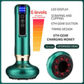 6 Gear Electric Cupping Massager Vacuum Suction Cup GuaSha Anti