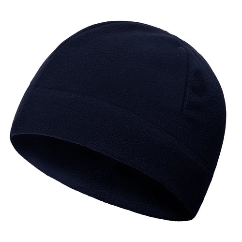 Winter Fleece Beanie Cycling Men Women Elastic Hiking Soft Thermal