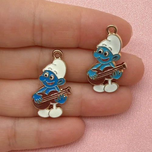 10pcs Cartoon Anime DIY Jewelry Accessories Alloy Drip Oil Pendant