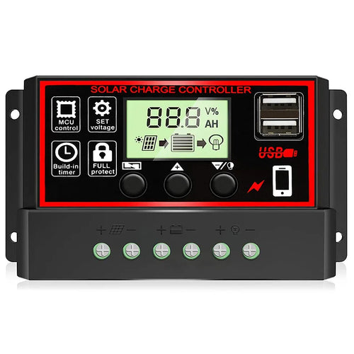 PWM Controller Regolatore solar 12V/24V 30A 20A 10A regolatore solare