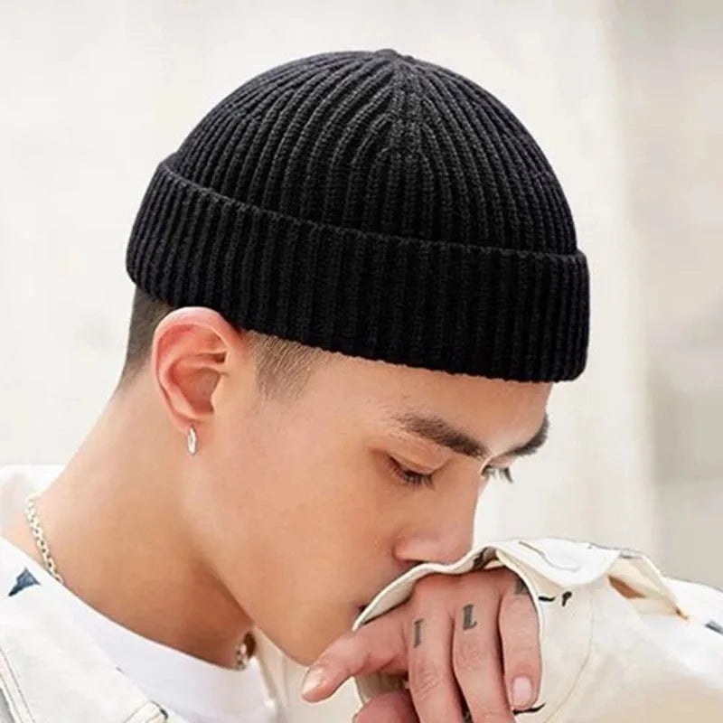 Knitted Hat for Men & Women Caps Wool Fashion Simple Warm Trend