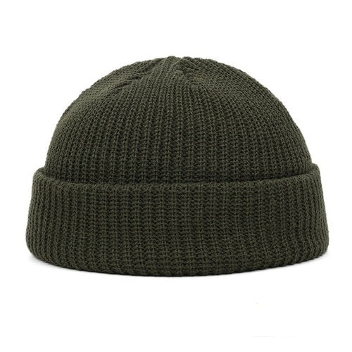 Winter Warm Beanies Casual Short Thread Hip Hop Hat Adult Men Beanie