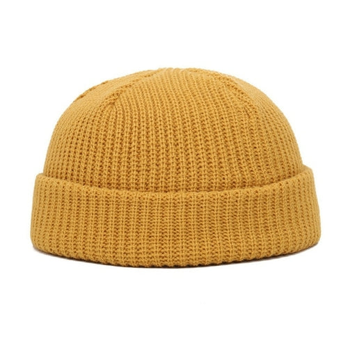 Winter Warm Beanies Casual Short Thread Hip Hop Hat Adult Men Beanie