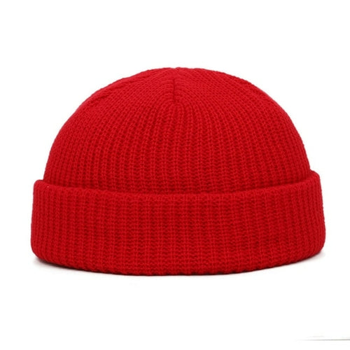 Winter Warm Beanies Casual Short Thread Hip Hop Hat Adult Men Beanie
